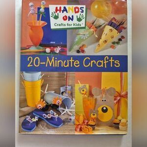 Hands On 20-Minute Crafts for Kids Book. Handmade Crafts